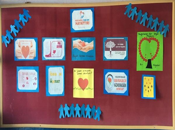 Organ Bağışı Haftası (3-9 Kasım) Okul Panomuz