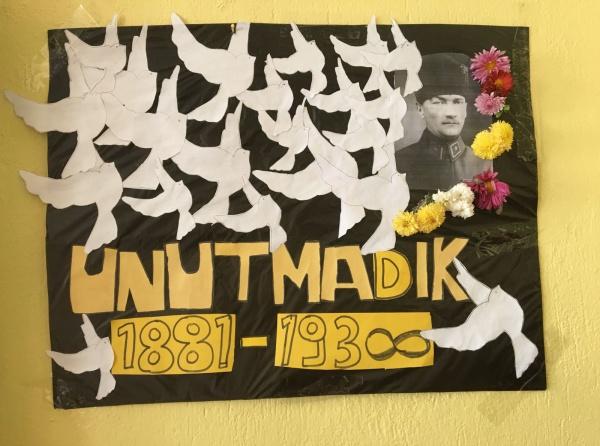 10 Kasım Atatürk´ü Anma Günü Türkçe Sınıfı Panomuz